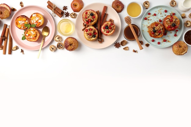 Zestaw dań przygotowanych w domu